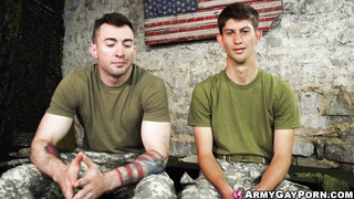 Young Recruit Cody Kodak Gets Anal Lesson