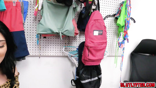 Curvy Megan Maiden fucked by security guard