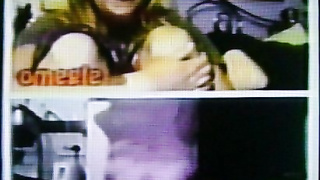 Horny Blonde has hot look. Friend hides her face (+ sound )