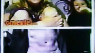 Horny Blonde has hot look. Friend hides her face (+ sound )