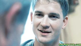 Brandon's cock got a nice blowjob from Dale's mouth