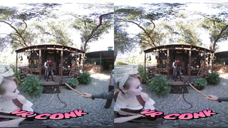 VR Conk Ultra-Kinky West Gonzo Banging With Nice Waitress From Saloon Alicia Williams VR Porno