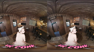 VR Conk Ultra-Kinky West Gonzo Banging With Nice Waitress From Saloon Alicia Williams VR Porno