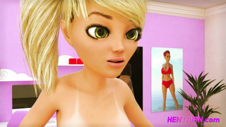 Shemale Daughter Fucks Mom - 3D Family Sex