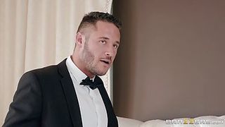 Kayla Kayden is privately working as a high class call girl and having threeways with 2 studs