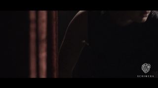 Cool towheaded model is dressed in a magnificent, French maid clothing while getting on all fours and deep-throating a firm knob