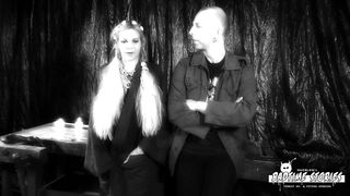 Ball-Gagged German blond is getting frigged and vibed from the back, and bellowing while nutting