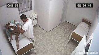 Ultra-Kinky therapists in the health center are using every chance to have some joy with corded up patients