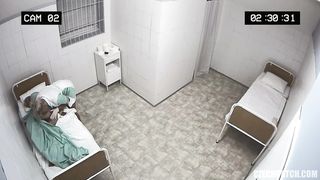 Ultra-Kinky therapists in the health center are using every chance to have some joy with corded up patients