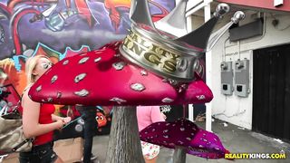 Stamp and toss in a deep-throat job for excellent measure