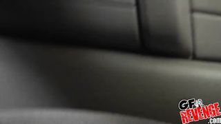 Youthfull duo having hump in the camper