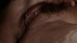 Girl in crimson deepthroating and pounding