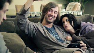 Emotional sandy-haired honey