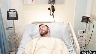 Ebony nurses healed a big cocked patient