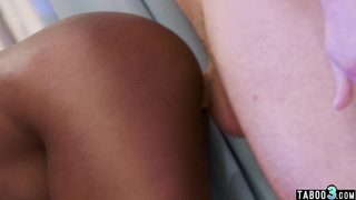 Ebony nurses healed a big cocked patient