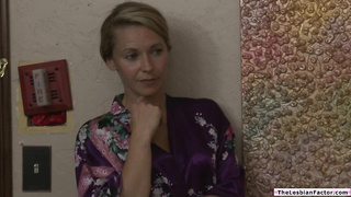 Blonde stripper facesitting lesbian milf