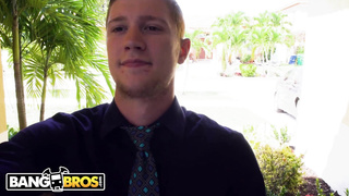 BANGBROS - Mormon Missionary Oliver Flynn Gives Into Nyna Stax's Ebony Allurement