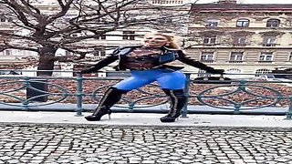 Ambling in spandex clothes in Prague Pornography Vids - Tube8