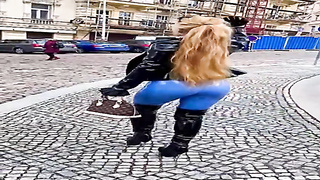 Ambling in spandex clothes in Prague Pornography Vids - Tube8