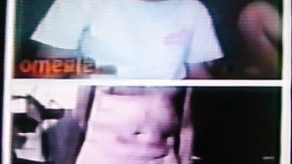 Disgusted College girl soon delighted by my hot ass-hole (+ sound )