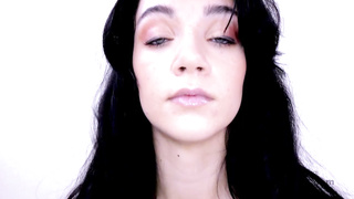 Shy Young Brunette sucking big Hard cock at Audition