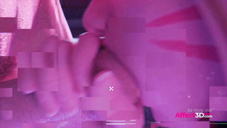 Hot babes having anal sex in a lewd 3d animation by The Count