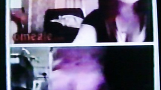 2 horny College girls delighted by my dirty hot show (+ sound ) 2