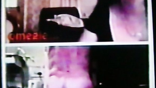 2 horny College girls delighted by my dirty hot show (+ sound ) 2