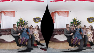 Christmas Vicious Family in Virtual Reality