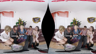 Christmas Vicious Family in Virtual Reality