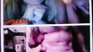 Horny blonde College girl delighted by my hot show (+ sound )lll