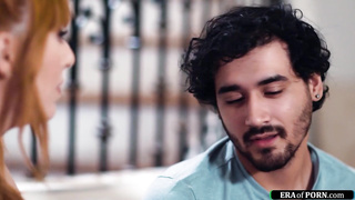 Curvy stepmom shows stepson how to fuck