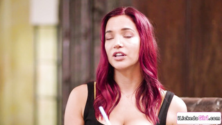 Ebony lesbian licking big tits physician