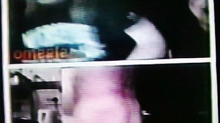 Horny blonde College girl made happy by my hot show (+ sound ) 2