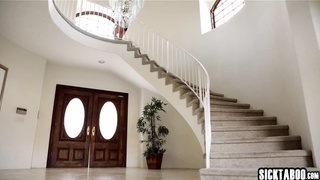 Wet snack for hot teen stepdaughter