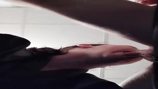 Super-Naughty first-timer gal is getting throatfucked in front of the camera, for the very first time ever