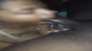 Horny Ebony lady is providing a muddy oral pleasure to a stud she loves more then her bf