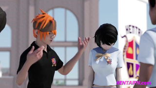 CRAZY Uncensored 3D Hentai Students School Sex