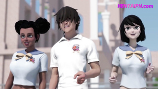 CRAZY Uncensored 3D Hentai Students School Sex