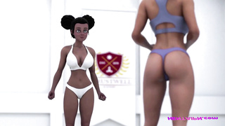 Ebony Lesbian Schoolgirls Graduate Fuck University