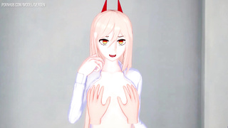 Chainsaw Guy: Intensity Lovemaking with a Wondrous Damsel. (THREE DIMENSIONAL Manga Porn)