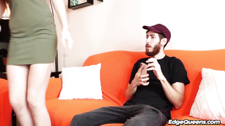 When porn newcomer finds her step bros fleshlight she gives handjob