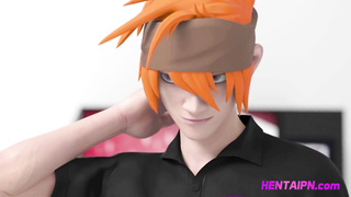 Bi Students Uncensored Threesome with Schoolgirl