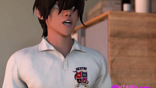 3D Schoolgirl & Stud Uncensored XX Break