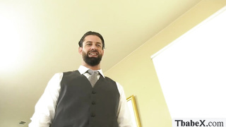 Straight guy fucks shemale Itzel Saenz