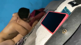 Spunky black-haired is getting porked in front of the camera and liking every single 2nd of it