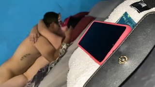 Spunky black-haired is getting porked in front of the camera and liking every single 2nd of it