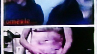 2 horny College girls talk dirty to my hot show (+ sound )