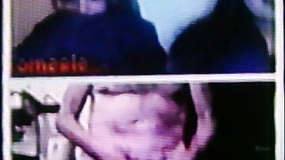 2 horny College girls talk dirty to my hot show (+ sound )