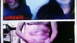 2 horny College girls talk dirty to my hot show (+ sound )